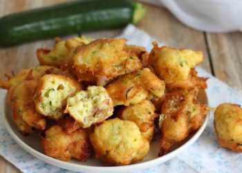 Beignets de courgettes au jambon et mozzarella