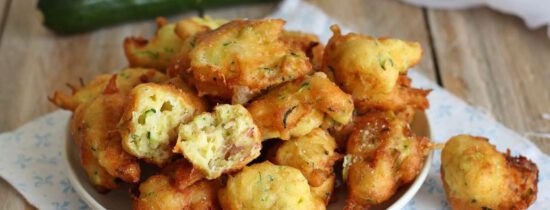 Beignets de courgettes au jambon et mozzarella